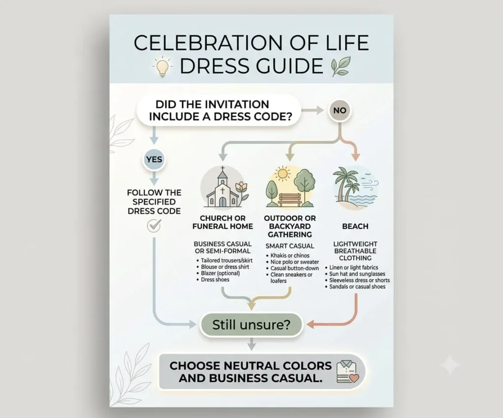 Celebration of Life Dress Code
