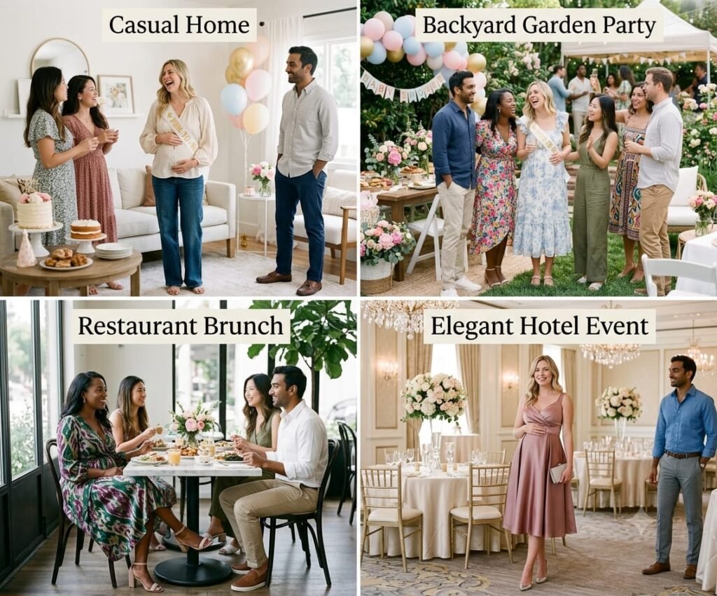 Casual baby shower dress code