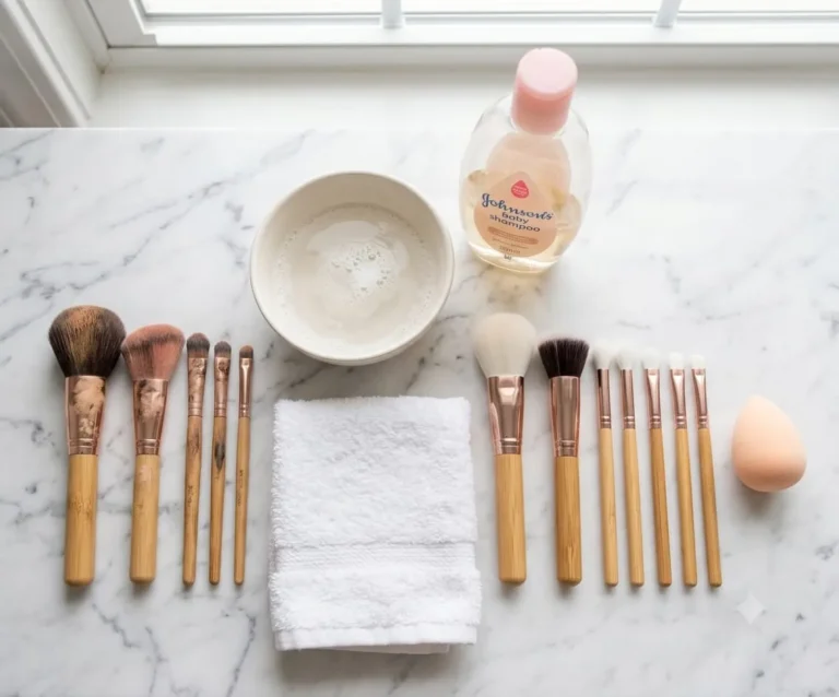 how to clean makeup brushes